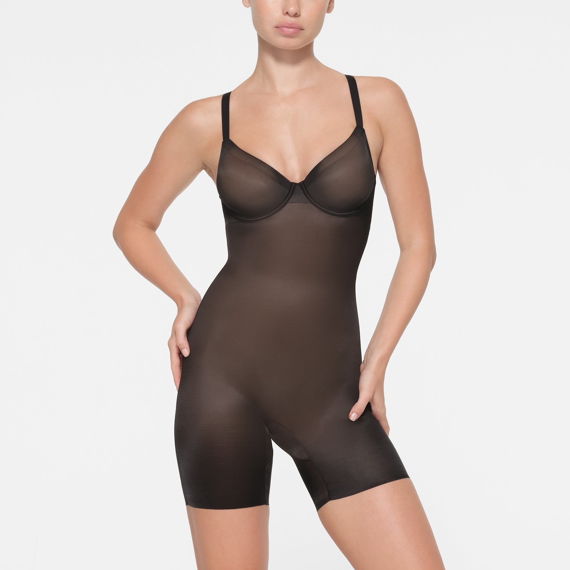 UNDERWIRE MID THIGH BODYSUIT