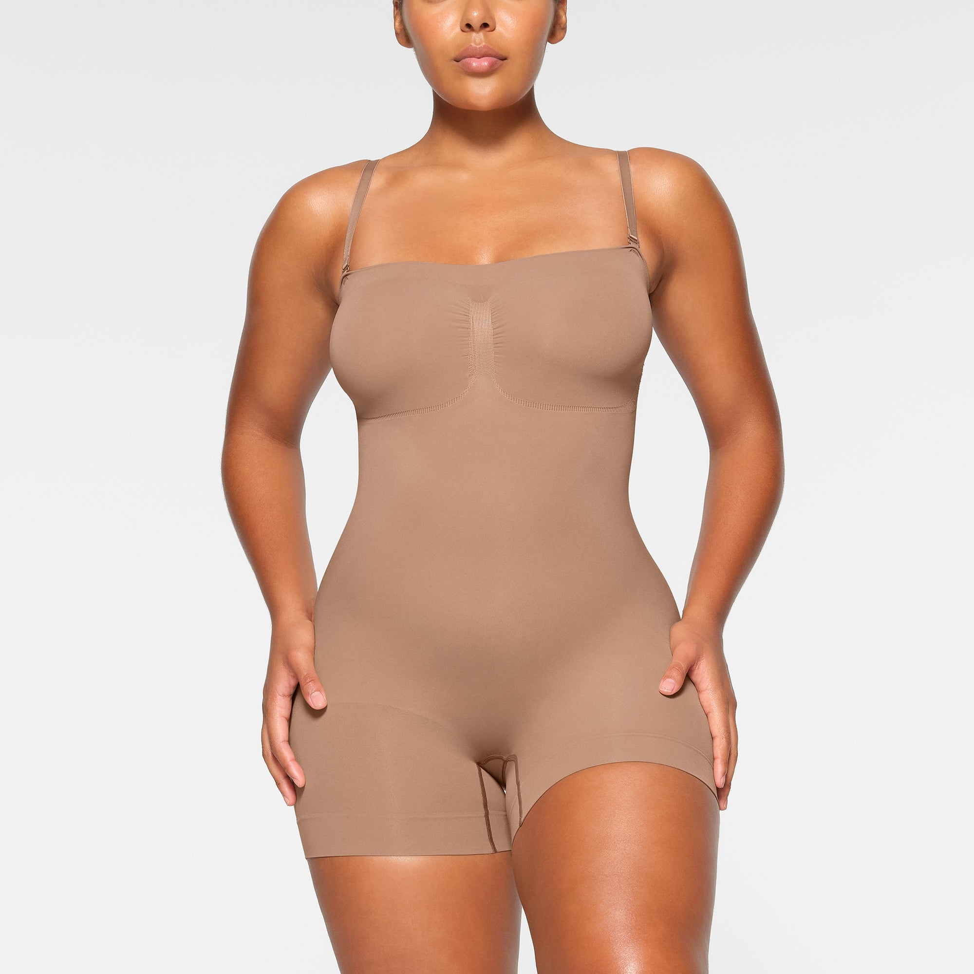 STRAPLESS SHORTIE BODYSUIT