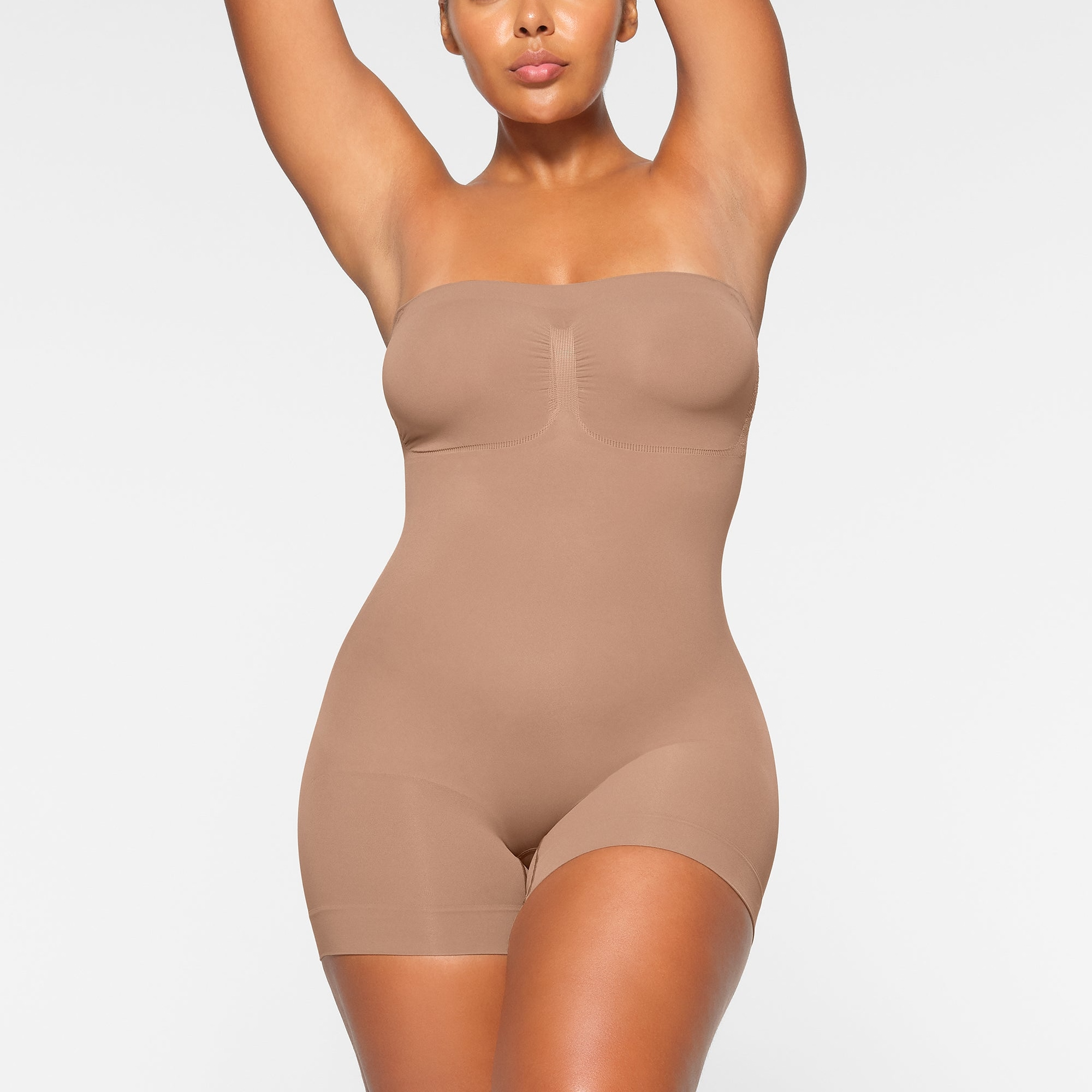 STRAPLESS SHORTIE BODYSUIT