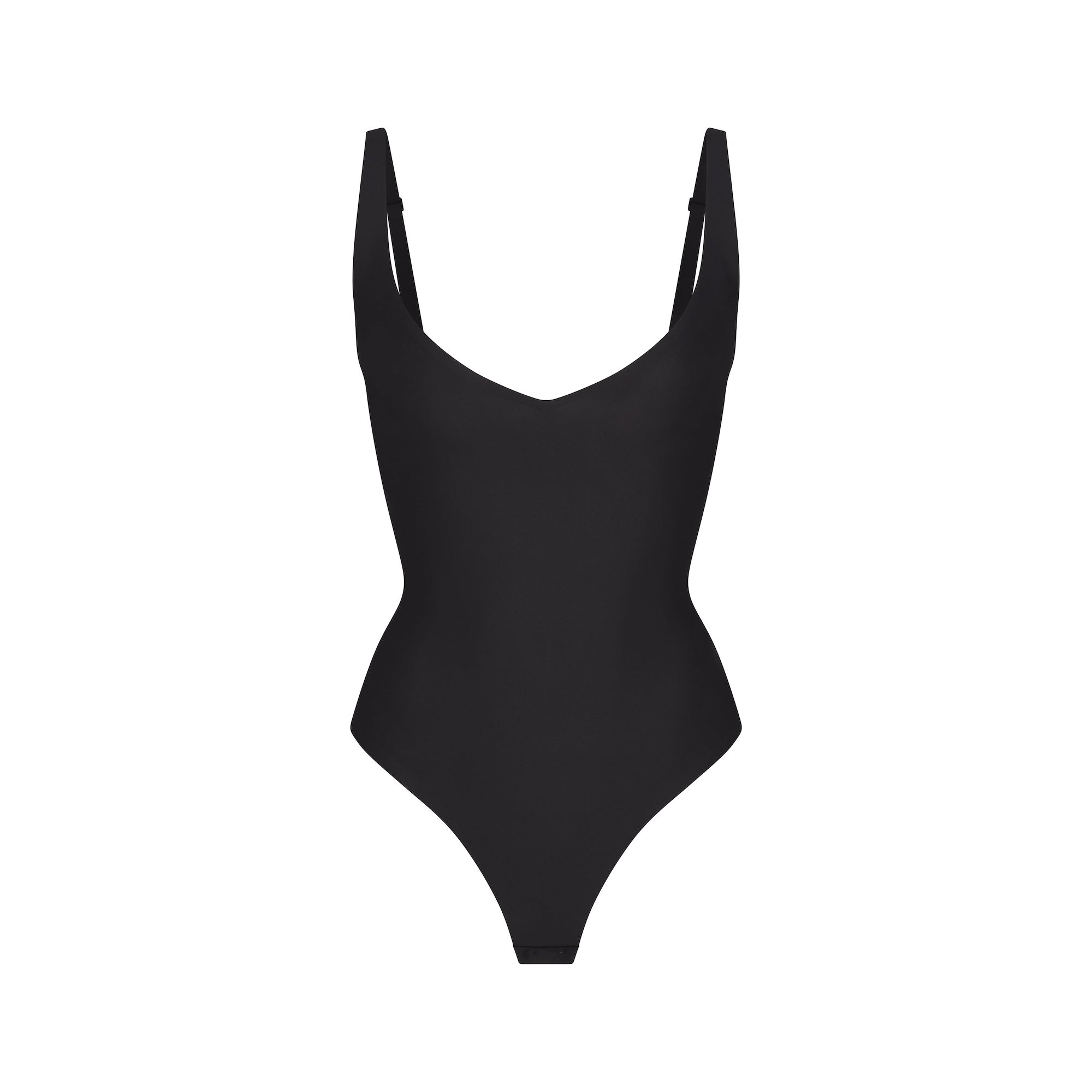 CORE SCULPT PLUNGE THONG BODYSUIT