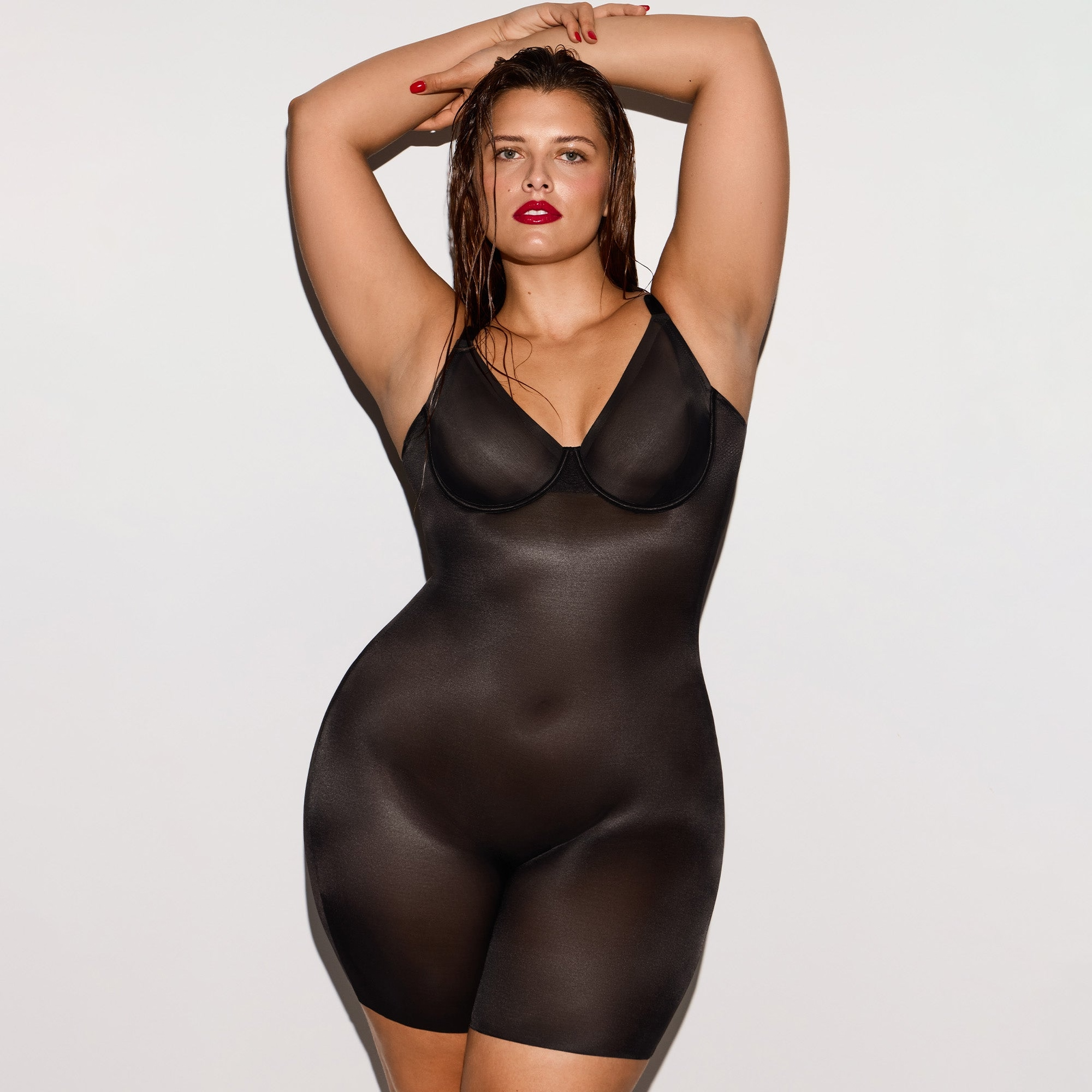 UNDERWIRE MID THIGH BODYSUIT